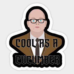 Cool as a Cucumber Sticker